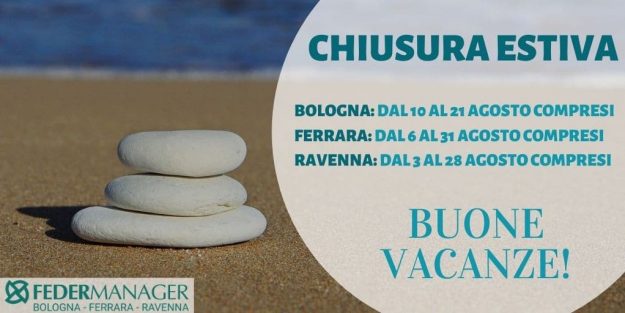 CHIUSURA ESTIVA 2020
