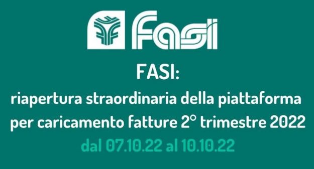 FASI apertura straordinaria piattaforma