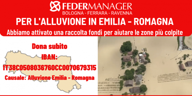 Federmanager per Alluvione Emilia – Romagna