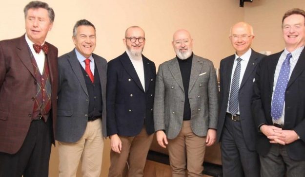 Da sinistra Rossato Punzetti Barbieri Bonaccini Melega e Molza