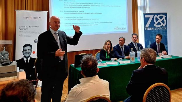 Convegno Responsabilità Manager Relatori Saluto Massimo Melega 17.04.24