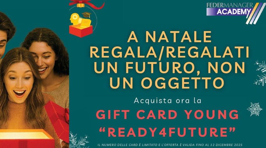 Ready4Future gift card Fedemanager Academy