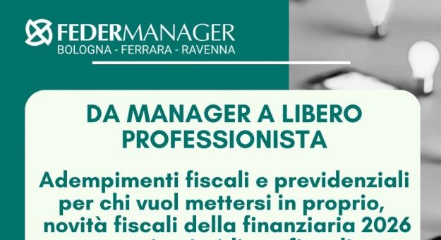 Da Manager a Libero Professionista – 1